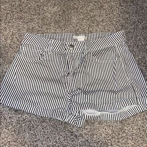 Striped H&M shorts